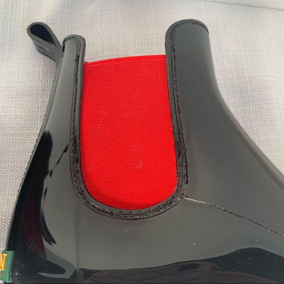 Lauren Ralph Lauren | Black/Bright Tally Rain Boots Size 7. - Picture 6 of 12
